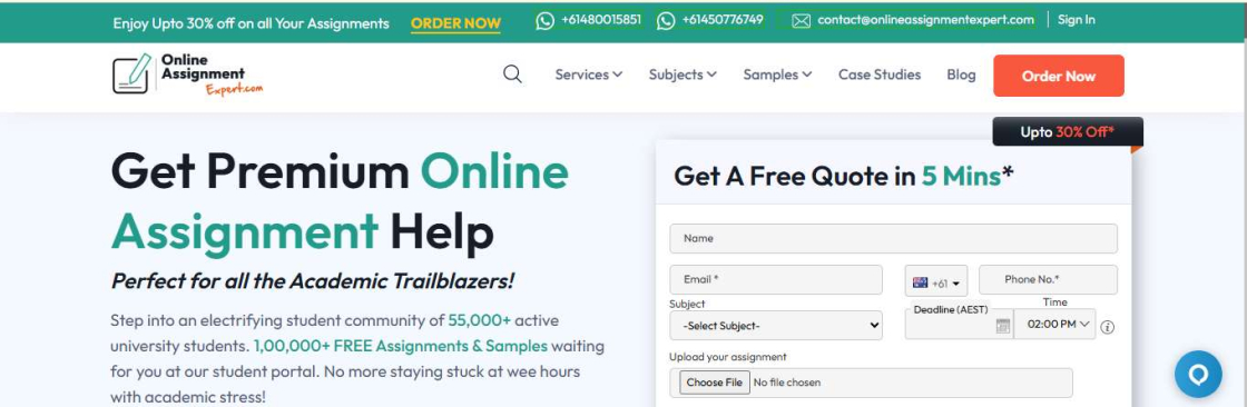 Online Assignment Expert Cover Image