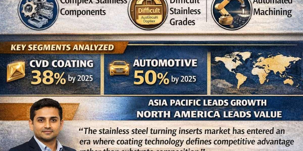 Stainless Steel Turning Inserts Market to Reach USD 2.5 Billion by 2036