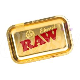 RAW Ethereal Gold Rolling Tray Small | Premium UK Rolling Trays
