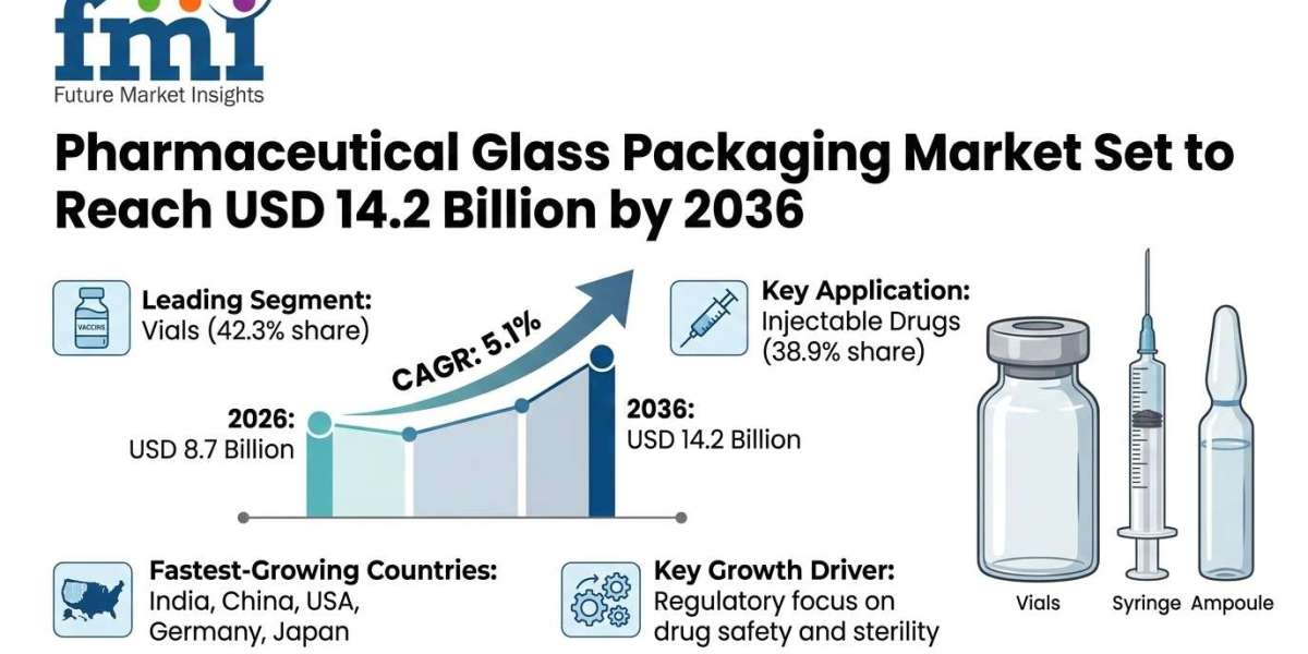 Pharmaceutical Glass Packaging Market Set to Reach USD 14.2 Billion by 2036