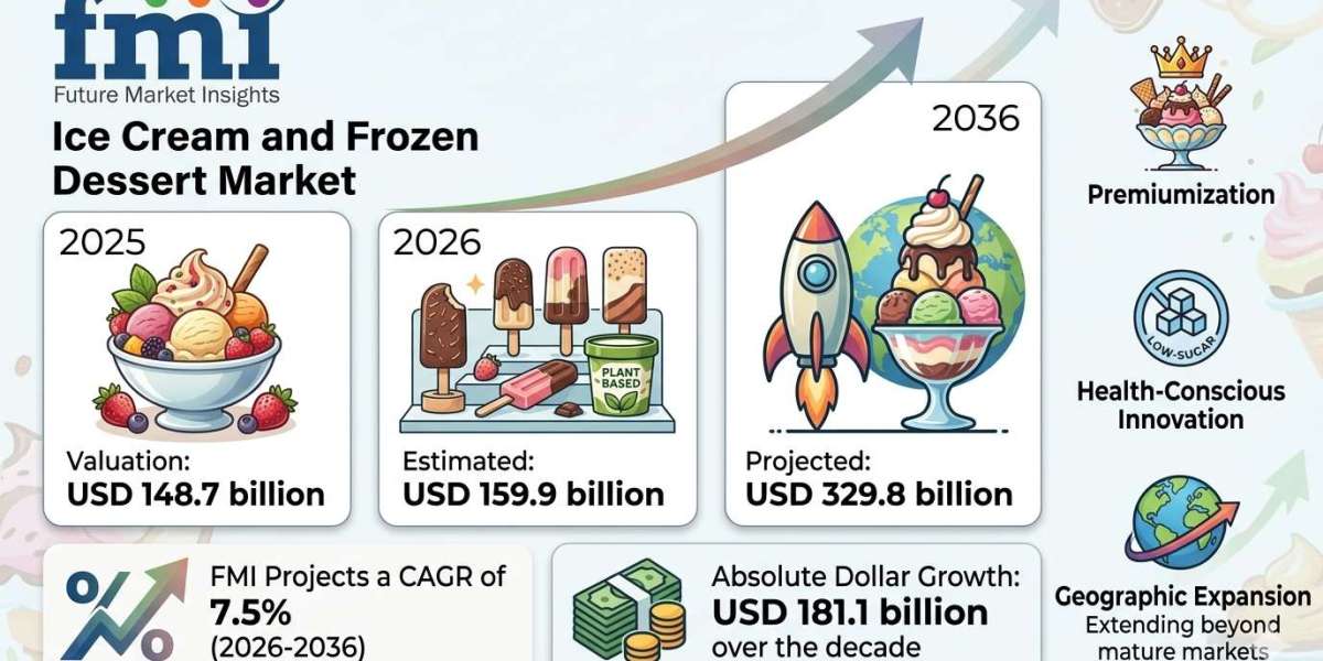 Ice Cream and Frozen Dessert Market to Reach Significant Growth by 2036