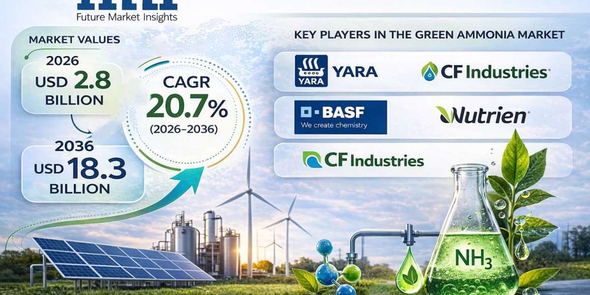 Green Ammonia Market to Reach USD 18.3B by 2036 Amid Decarbonization Push