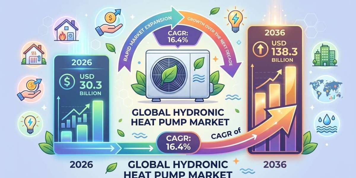 Hydronic Heat Pump Market Forecast 2026–2036: Global Market to Reach USD 138.3 Billion by 2036 at 16.4% CAGR