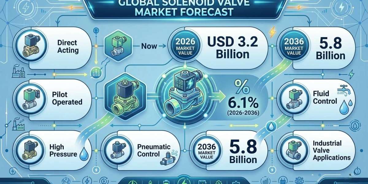Solenoid Valve Market Forecast 2026–2036: Global Market to Reach USD 5.8 Billion at 6.1% CAGR