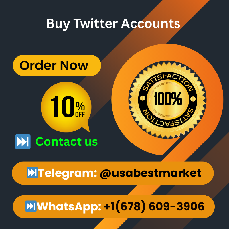 Buy Twitter Accounts-100% Safe & Secure Service