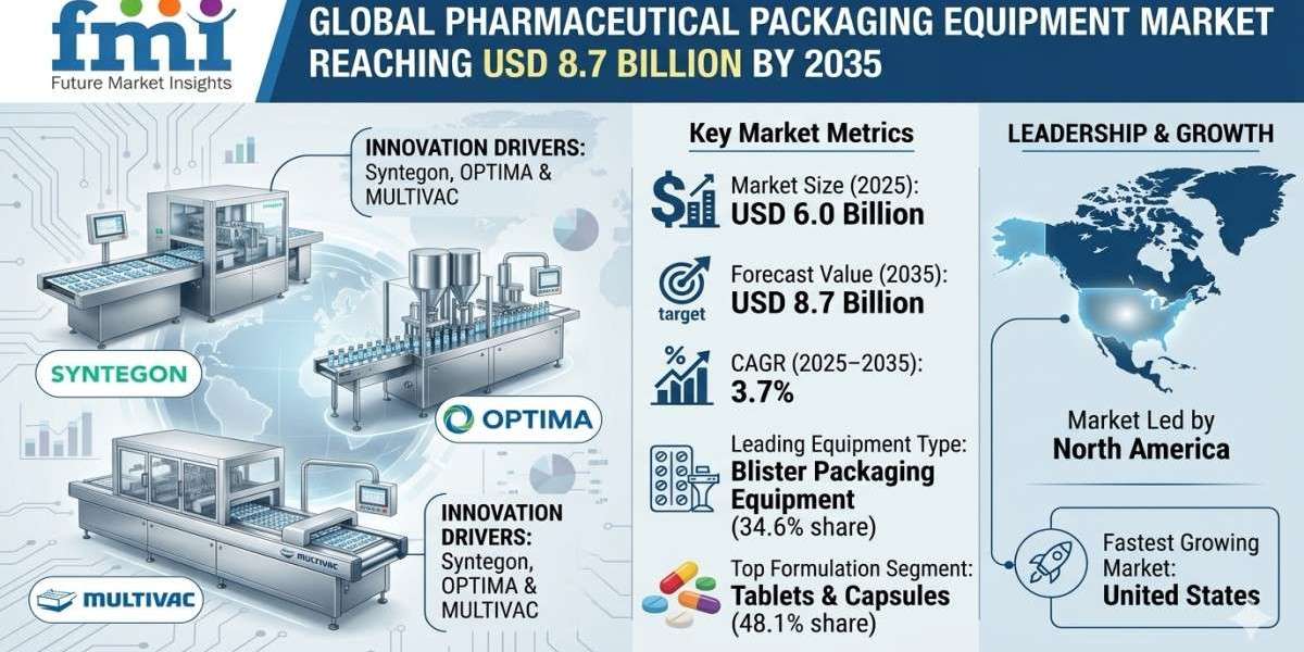 Global Pharmaceutical Packaging Equipment Market Set to Reach USD 8.7 Billion by 2035: North America Leads Growth as Syn