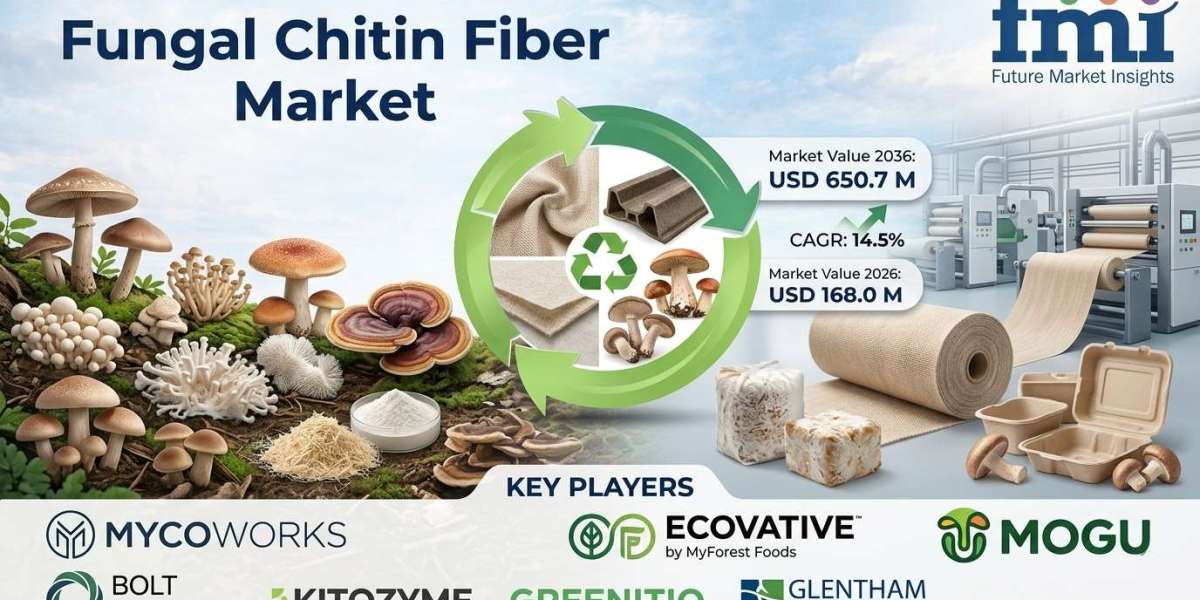 Global Fungal Chitin Fiber Market to Reach USD 650.7M by 2036, Europe Leads with MycoWorks, Ecovative, Bolt Threads
