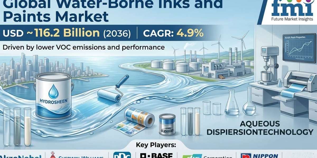 Global Water-Borne Inks and Paints Market to Reach USD 116.2B by 2036, Asia Pacific Leads with AkzoNobel, PPG, BASF