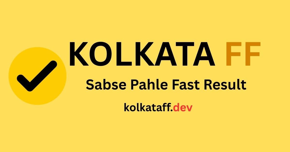 Kolkata FF Result Today LIVE ❤️ (4 April 2026) Fatafat Tips & Patti Chart