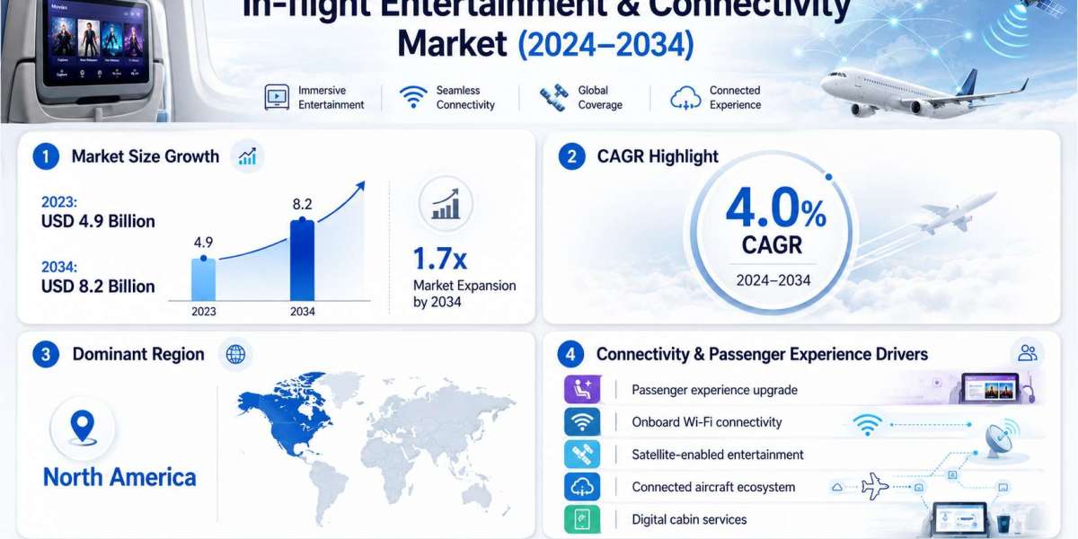 In-flight Entertainment & Connectivity Market Share Landscape to Reach USD 8.2 Billion by 2034