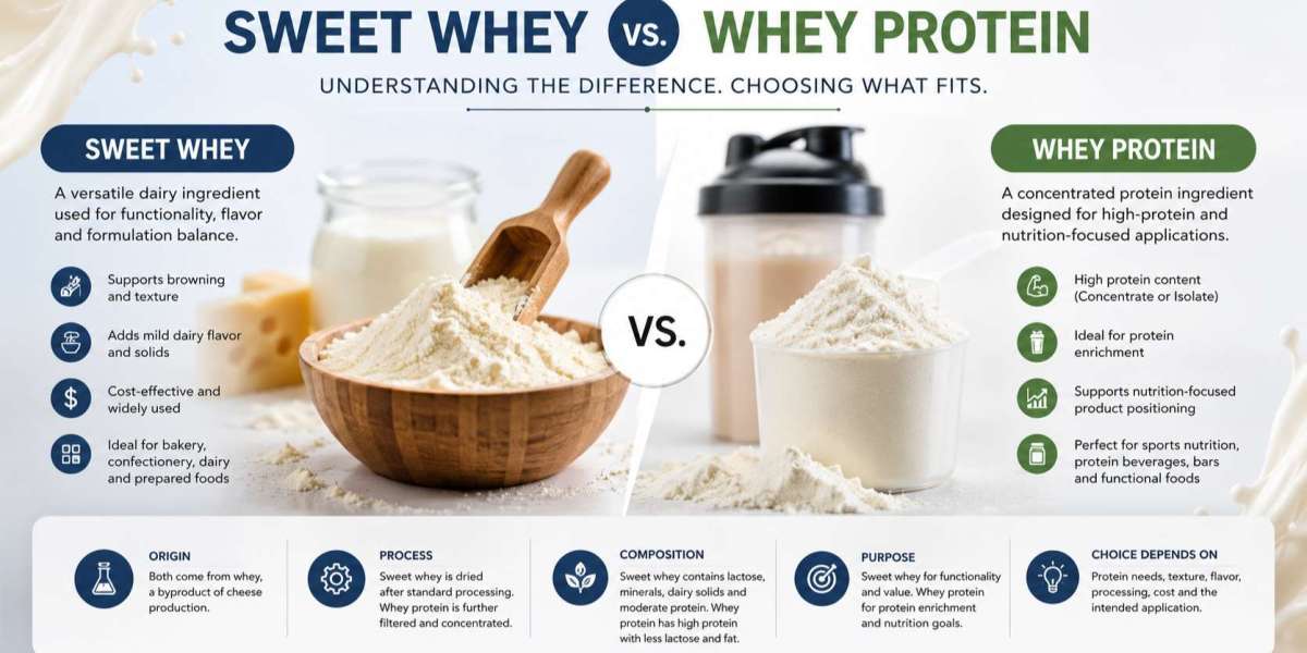 Sweet Whey vs. Whey Protein: Why Manufacturers Choose One Over the Other