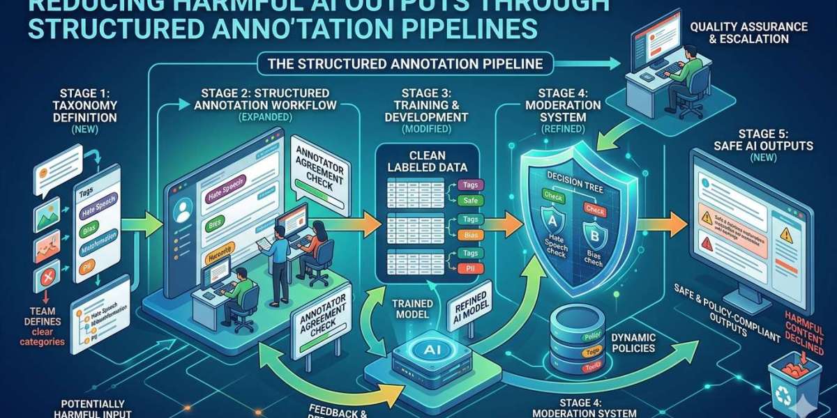Reducing Harmful AI Outputs Through Structured Annotation Pipelines