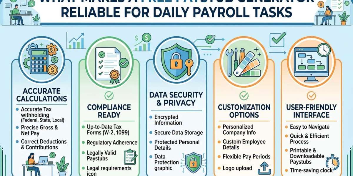 What Makes a Free Paystub Generator Reliable for Daily Payroll Tasks