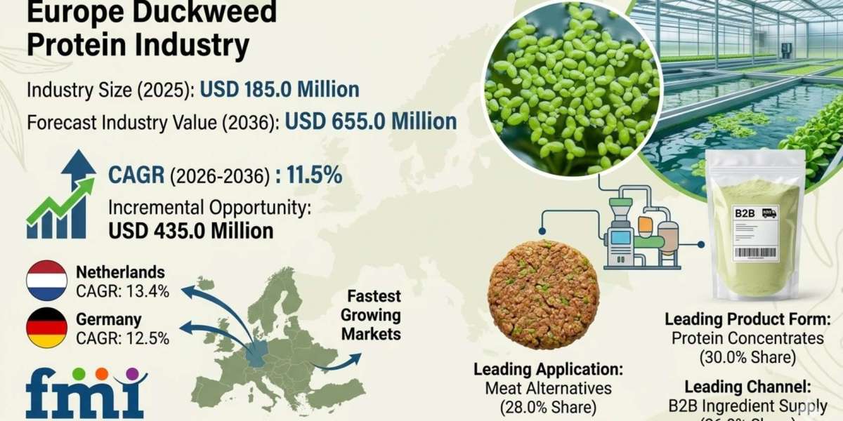 Europe Duckweed Protein Industry to Reach USD 655.0 Million by 2036