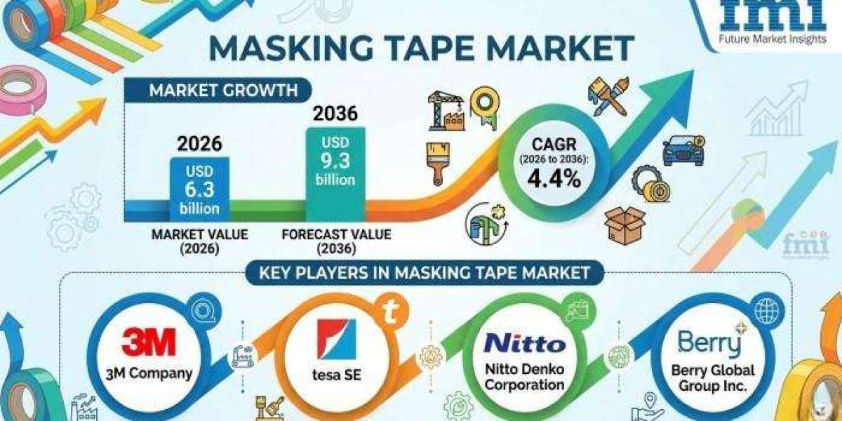 Masking Tape Market Driven by Productivity Improvements and Reduced Rework Costs