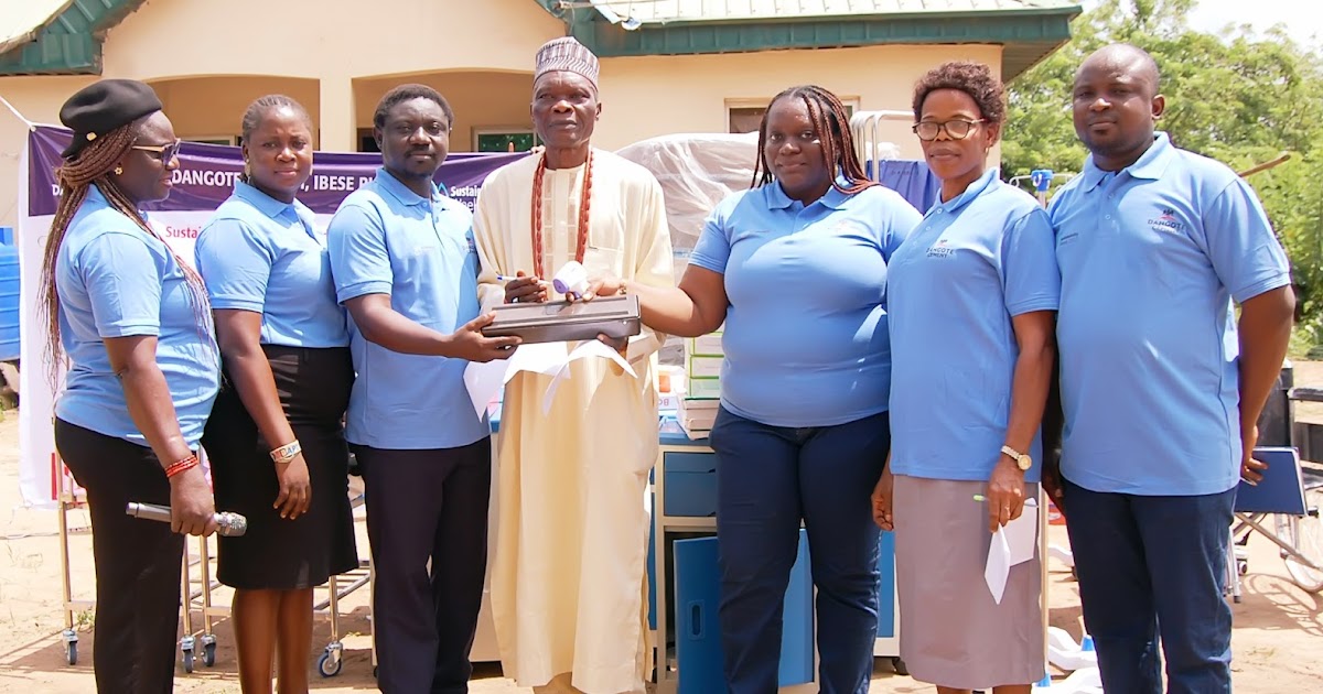 ITREALMS: Dangote Cement donates medical equipment to bolster health care in host community - ITREALMS