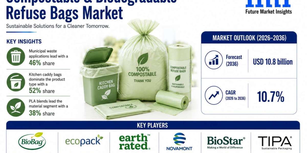 Compostable Biodegradable Refuse Bags Market to Reach USD 10.8 Billion by 2036 as Circular Economy Practices Gain Moment
