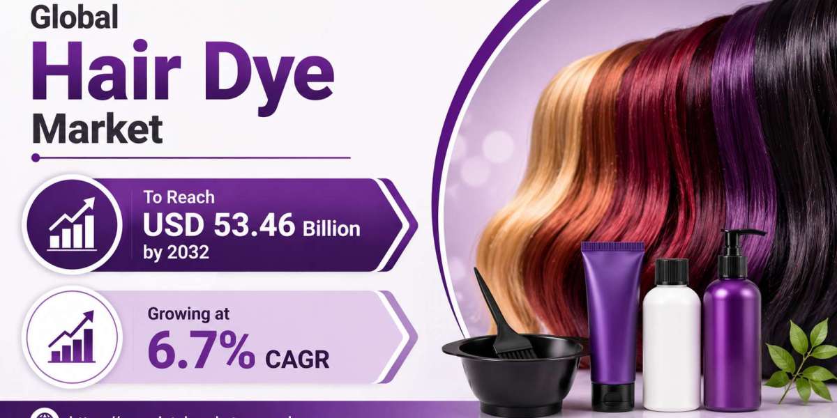 Global Hair Dye Market to Reach USD 53.46 Billion by 2032, Growing at 6.7% CAGR