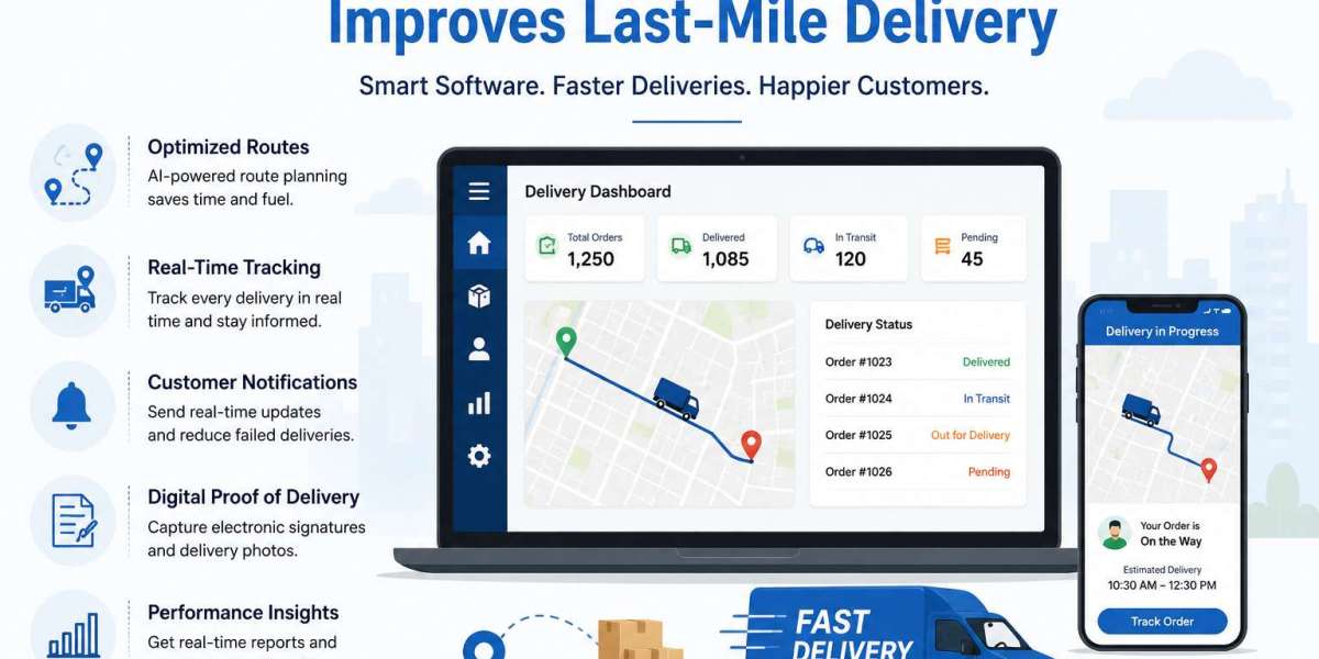 How E-commerce Delivery Management Software Improves Last-Mile Delivery