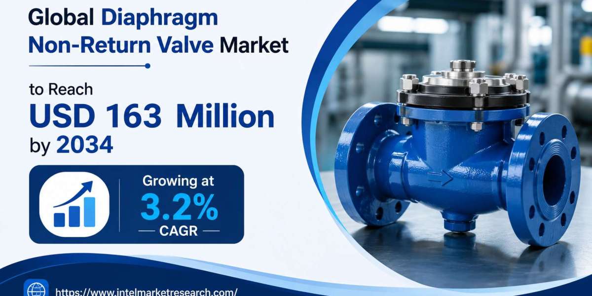 Global Diaphragm Non-Return Valve Market to Reach USD 163 Million by 2034, Growing at 3.2% CAGR