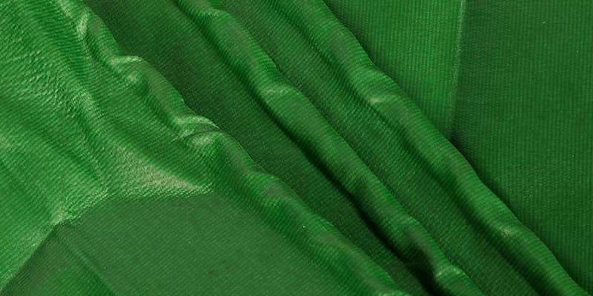 Portable Grass Green/Orange Tarpaulin Factory