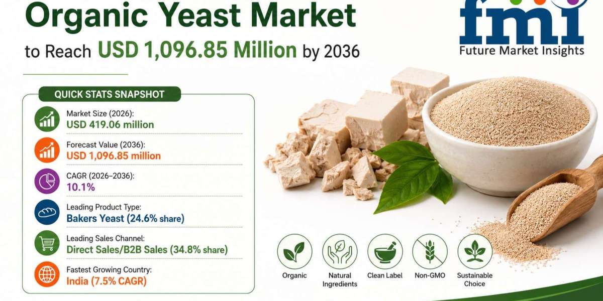 Global Organic Yeast Market to Reach $1,096.85Mn by 2036 as Lallemand Expands B2B Supply Operations