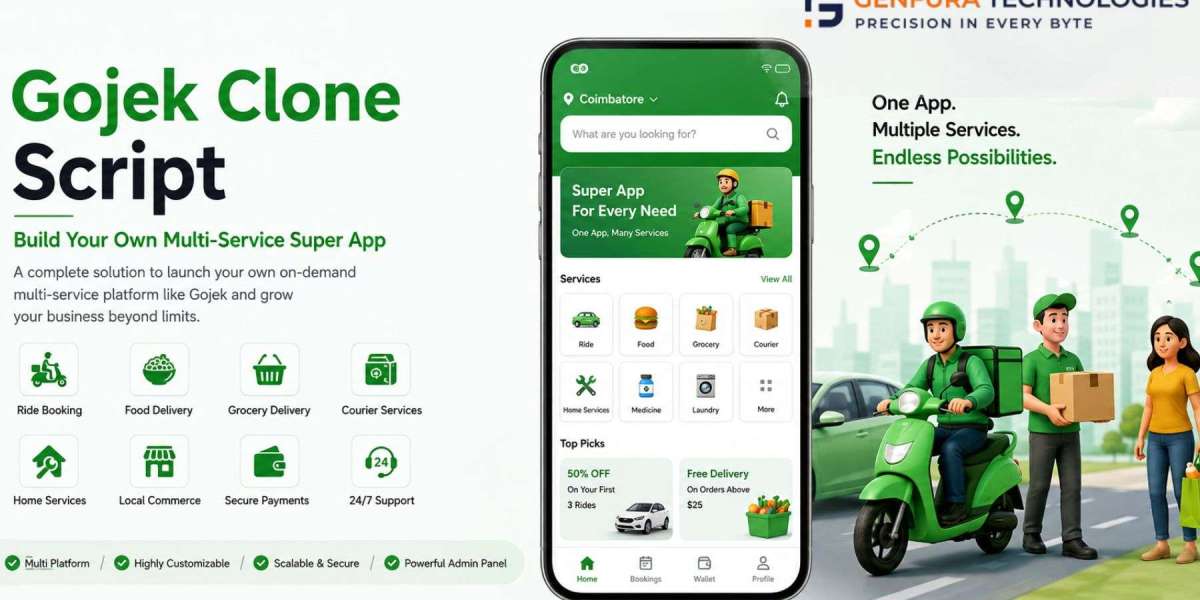 Gojek Clone Script: What It Takes to Build a Multi-Service App