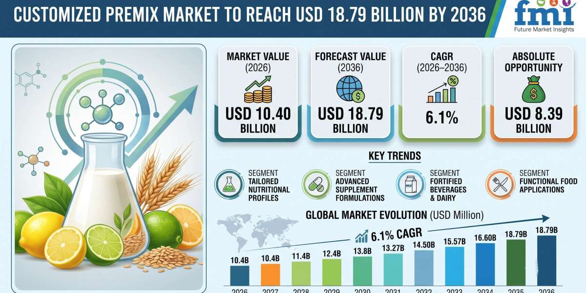 Customized Premix Market to Reach USD 18.79 Billion by 2036 Driven by Vitamin Fortification, Pharma OTC Demand, and Batc