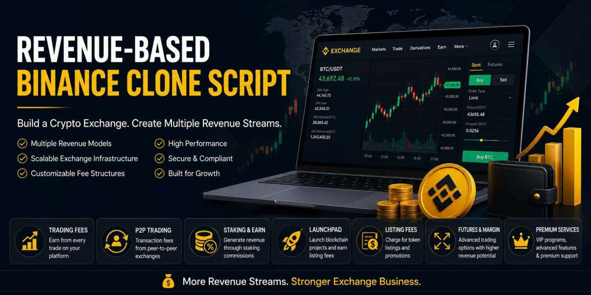 Revenue-Based Binance Clone Script: Building an Exchange That Actually Makes Money
