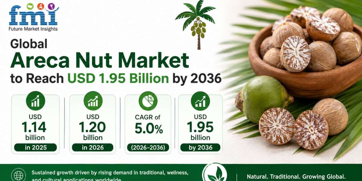 Global Areca Nut Market to Reach USD 1.95 Billion by 2036 Driven by Cured Red Varieties, Domestic Processing Clusters, a