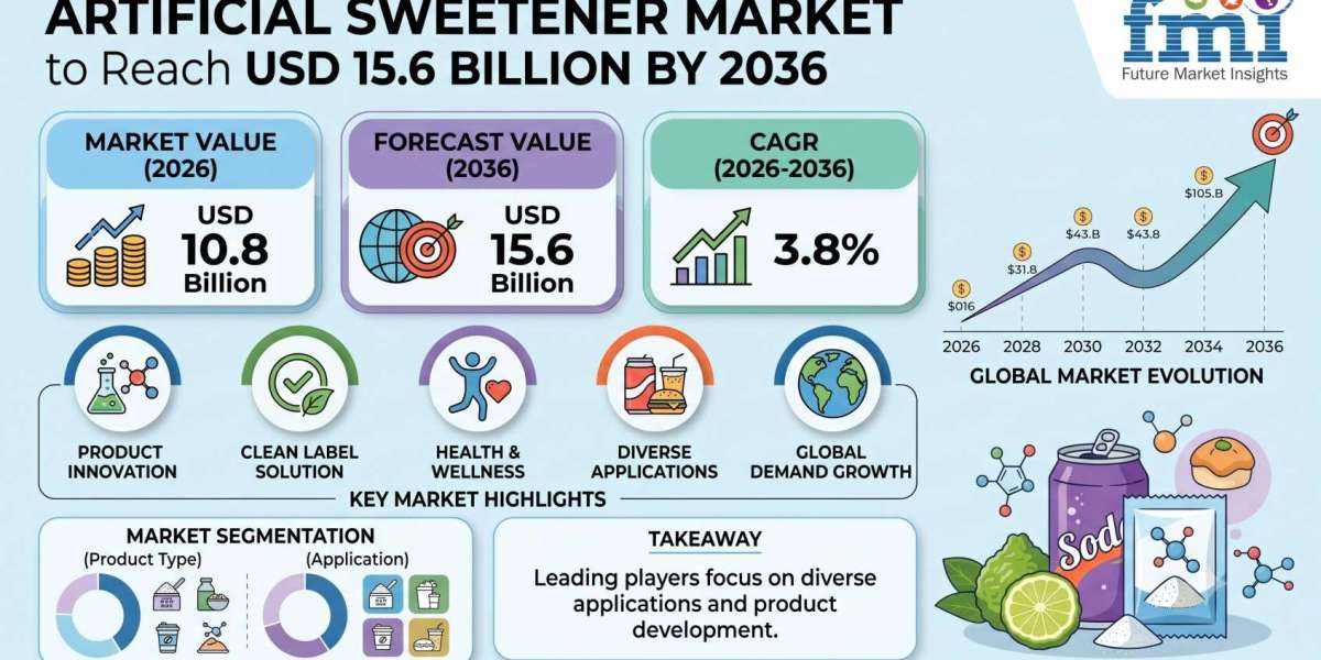 Artificial Sweetener Market to Reach USD 15.6 Billion by 2036 Driven by Calorie-Reduction Reformulation, Aspartame Deman