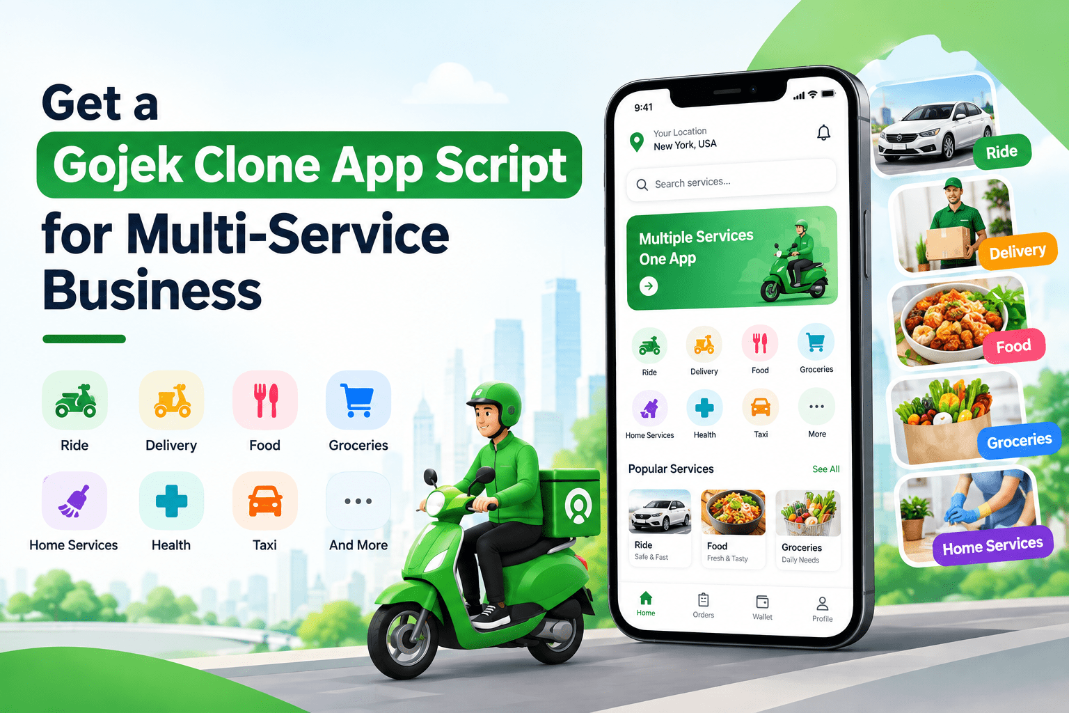 Gojek Clone App Script for Multi-Service Business - HackMD