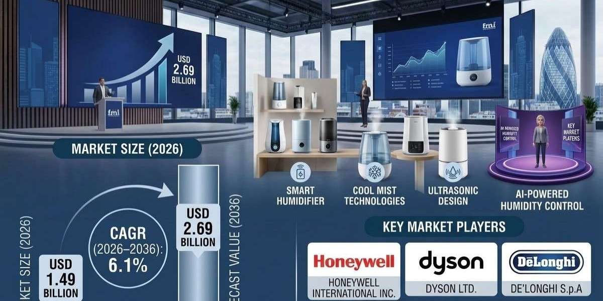 USA Humidifier Market Set to Reach USD 2.69 Billion by 2036 Amid Growing Demand for Humidity Control