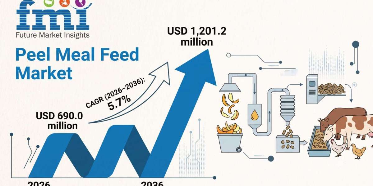 Peel Meal Feed Market Forecast 2026 – 2036: Global Market to Reach USD 1,201.2 Million by 2036 at 5.7% CAGR, Dry Meal Fo