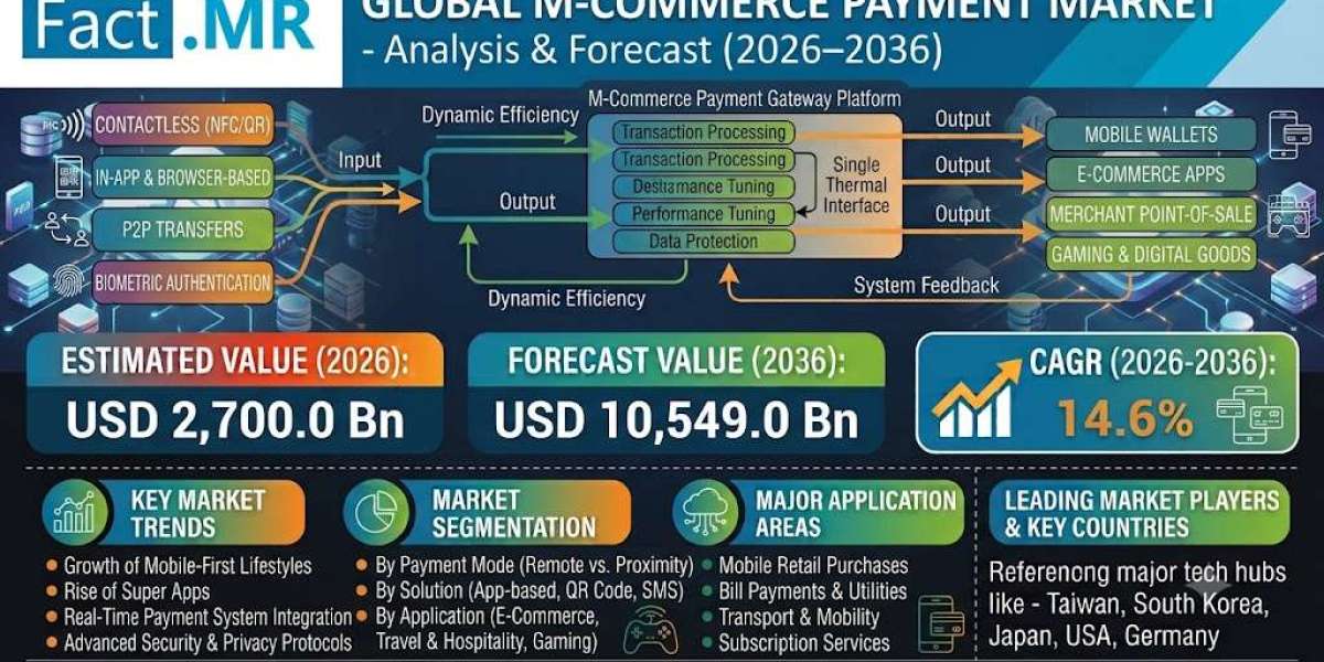 M-Commerce Payment Market Reaches USD 10,549 Bn by 2036: Japan Grows at 13.1% While Mobile Wallet Payments Capture 35.6%