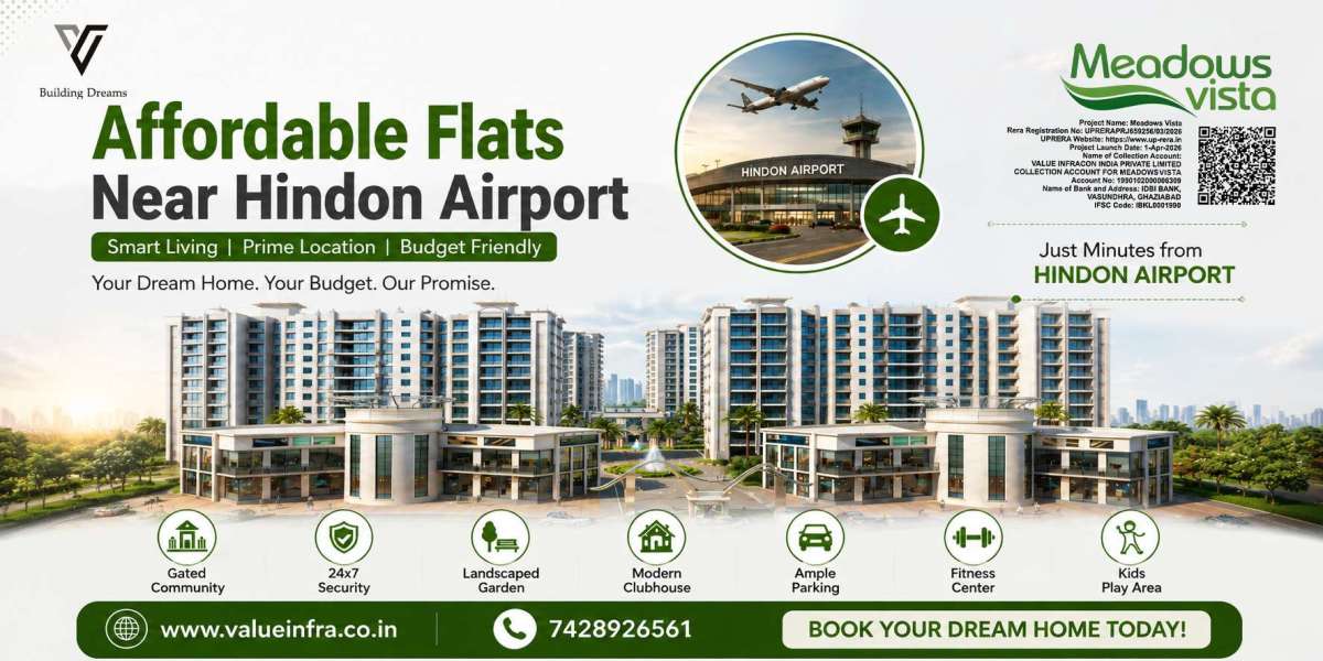 What Makes Affordable Flats Near Hindon Airport a Good Choice