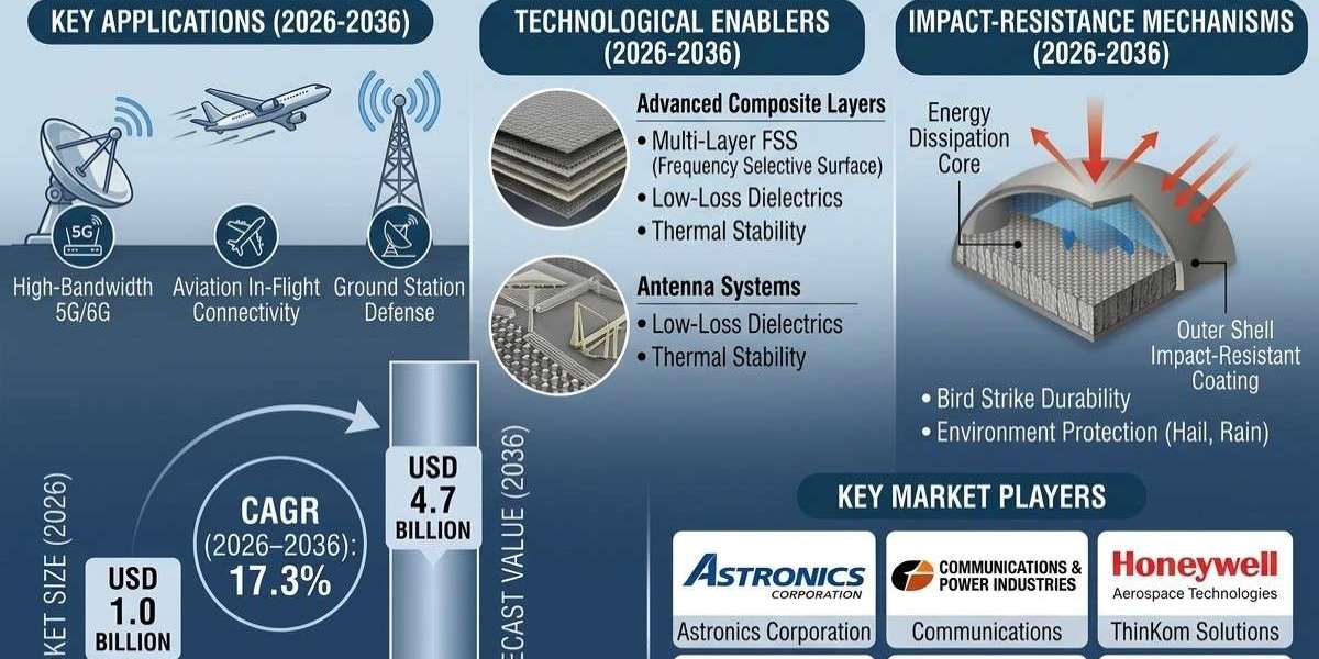 Impact-Resistant Composite Radome Structures Market to Grow from USD 197.0 Million in 2026 to USD 409.8 Million by 2036