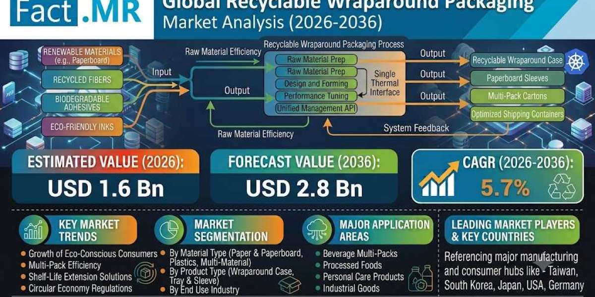 Recyclable Wraparound Packaging Market Records 5.7% CAGR to 2036: Paperboard Leads at 56% as Brands Rework Packaging For