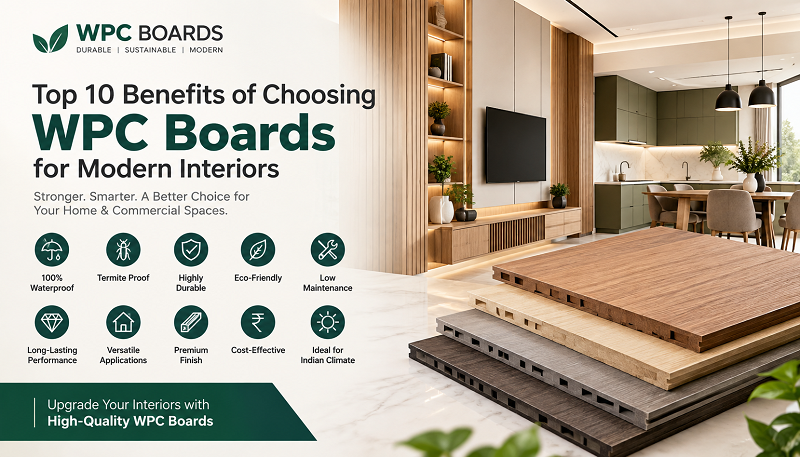 Top 10 Benefits of Choosing WPC Boards for Modern Interiors