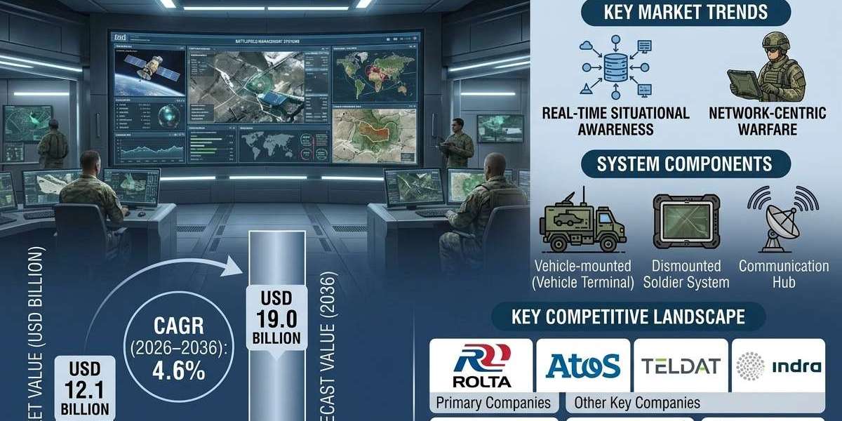 Battlefield Management Systems Market to Grow at 4.6% CAGR Through 2036 Amid Rising Defense Spending and Tactical Digita