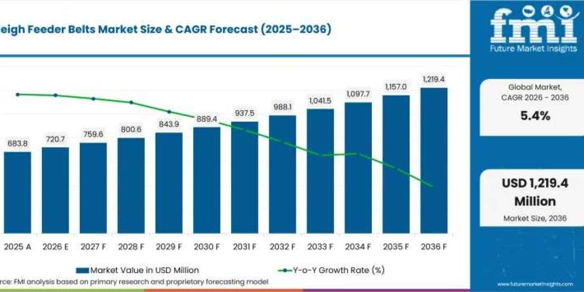 Weigh Feeder Belts Market toward USD 1,219.4 million by 2036