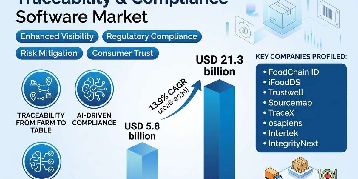 Food Supply Chain Traceability & Compliance Software Market to Grow at 13.9% CAGR Through 2036
