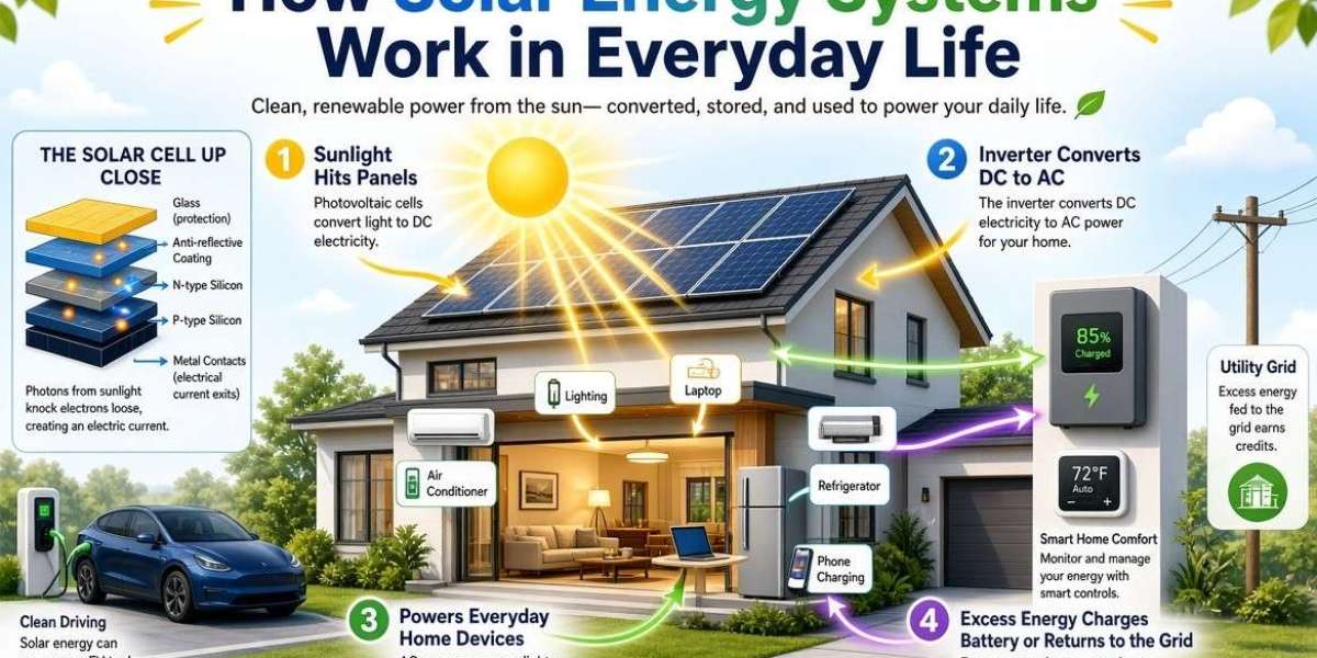 How Solar Energy Systems Work in Everyday Life?