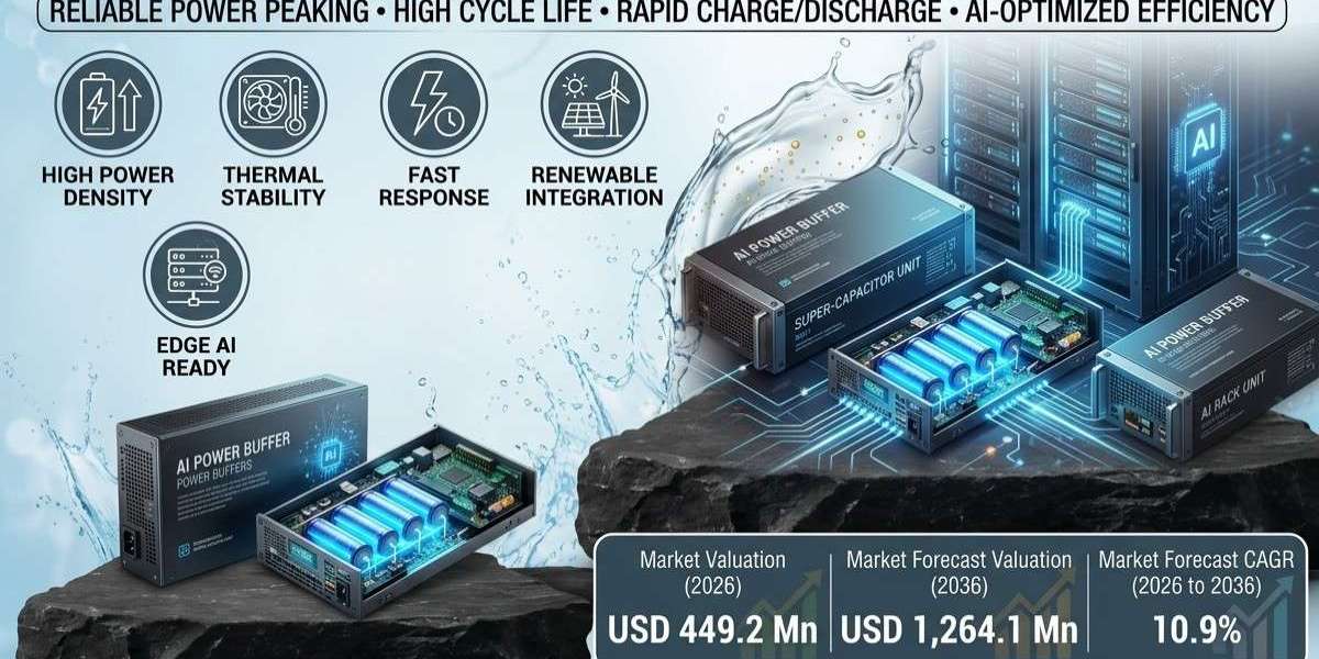 AI Rack Supercapacitor Power Buffers Market to Reach USD 1.26 Billion by 2036 as AI Power Demands Increase