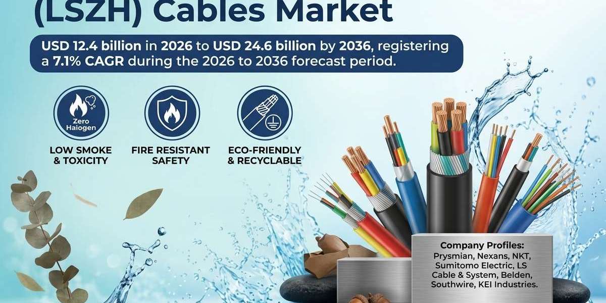 LSZH Cables Market to Surge from USD 12.4 Billion in 2026 to USD 24.6 Billion by 2036