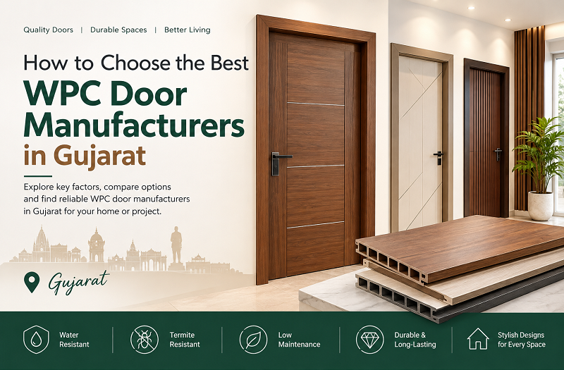 How to Choose the Best WPC Door Manufacturers in Gujarat