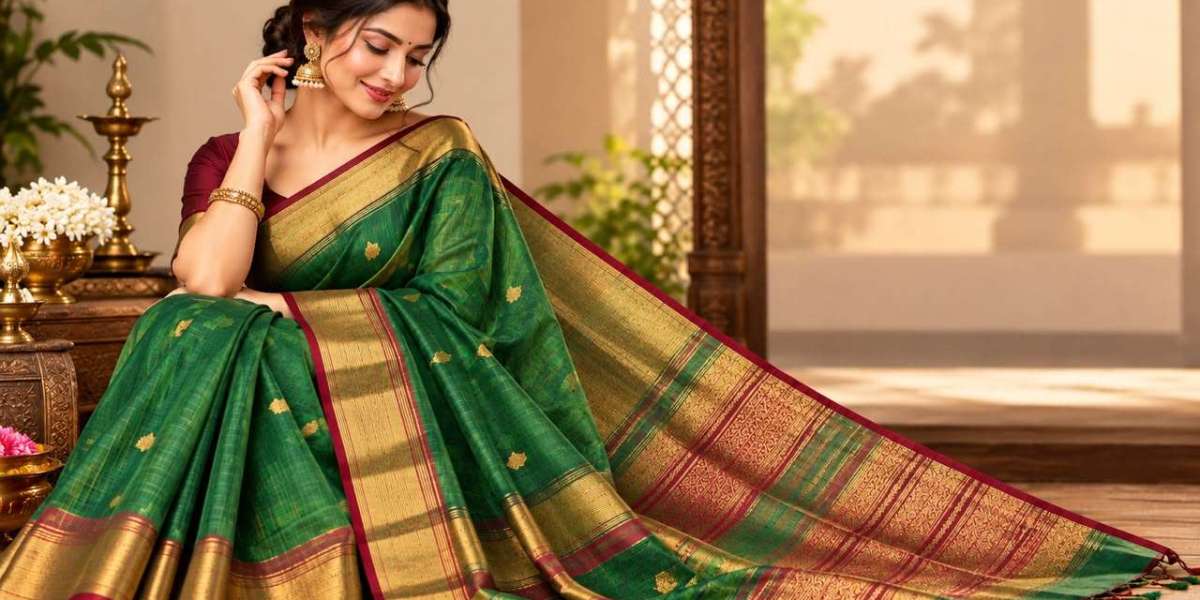 How to Pair a Maheshwari Saree with Modern Blouses